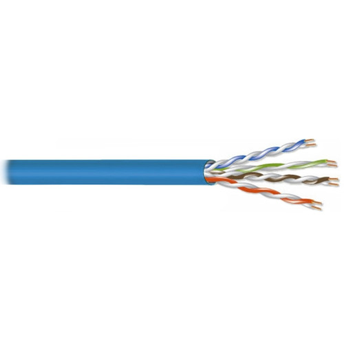 West Penn 254245EZ 4 Pair 24 AWG CAT5E Cable with Flouropolymer Insulation (1000ft)