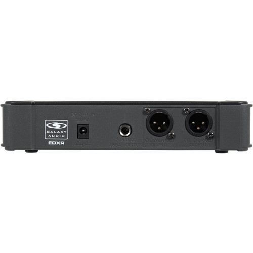 Back of Galaxy Audio EDXR Receiver