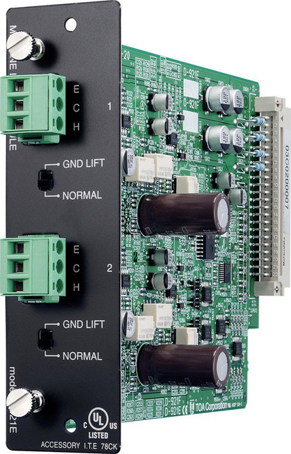 TOA D-921E Microphone Line Input Module