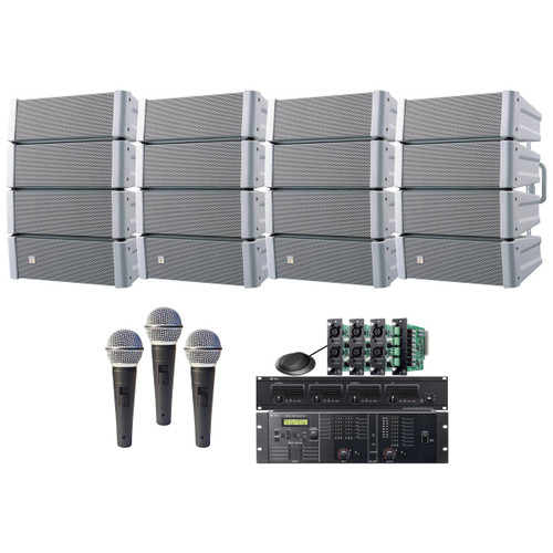TOA Church Sound System with 4 HX-5 Loudspeakers and DA-550F Power Amplifier