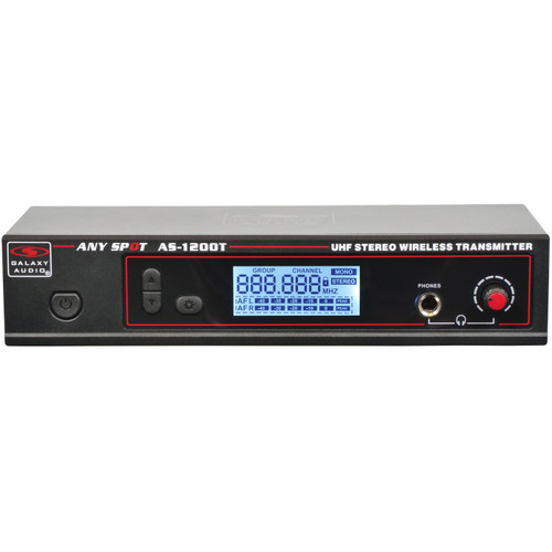 Galaxy Audio AS-1200-4 Wireless In-Ear Monitor Band Pack System with Standard EB4 Ear Buds