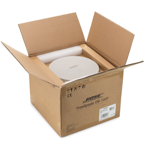 Bose Professional FreeSpace DS 100F 5.25" Flush Mount Ceiling Loudspeaker 8 Ohm 70/100 Volt Multi-tap Transformer 100 Watt (400W Peak) - White (Discontinued)
