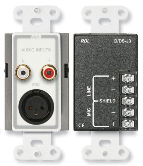 RDL D-J3 Mic/Line Input Panel Assembly