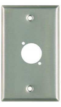 ProCo WPU1004 Unloaded Wall Plate with Single Gang 1x D-Series Punch Out 