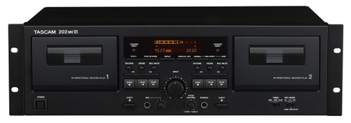 Tascam 202mkVI Dual Cassette Recorder (Discontinued)