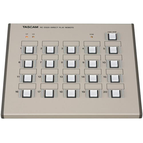 Tascam RC-SS20 Remote Control for Solid-State Recorders (Discontinued)
