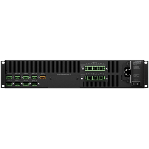 Bose Professional PowerMatch PM8500 8-Channel Power Amplifier 8 x 500 Watts at 4 Ohms with USB Port Dual Voltage Auto-Standby/Auto-Wake (Discontinued)