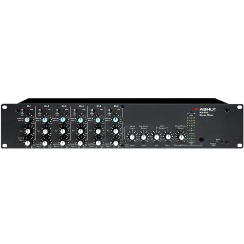 Ashly Audio MX-406 Stereo Microphone Line Mixer