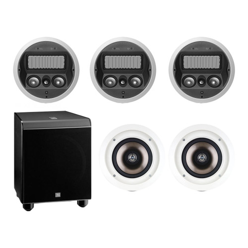 Home Sound System with JBL In Ceiling Loudspeakers and Powered Subwoofer (Discontinued)