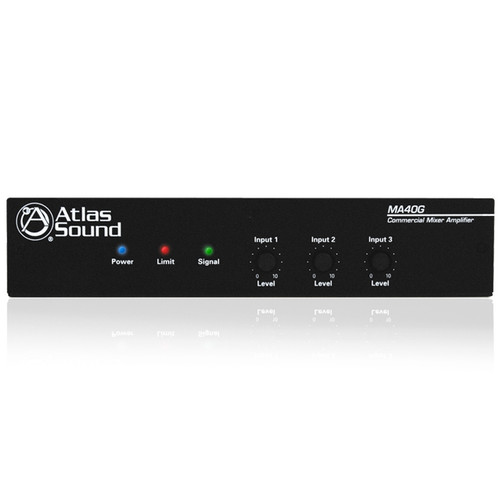 AtlasIED MA40G 3-Channel 40W Mixer Amplifier