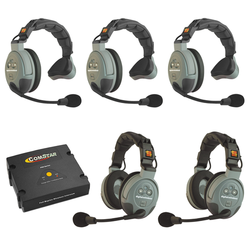 Eartec COMSTAR XT-5 Five Person Wireless Intercom System (Discontinued)