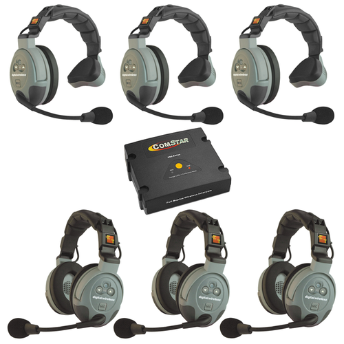 Eartec COMSTAR XT-6 Six Person Wireless Intercom System (Discontinued)