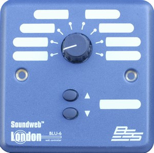 BSS Audio BLU-6 Wall Mount Controller (Discontinued)
