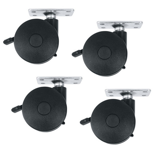 Middle Atlantic RKW-HD Heavy Duty Caster Kit For BRK and MBRK Laminate Racks