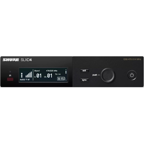 Shure SLXD124/85M Digital Wireless Combo System with SM58 Handheld and WL185M Lavalier Microphone (Discontinued)