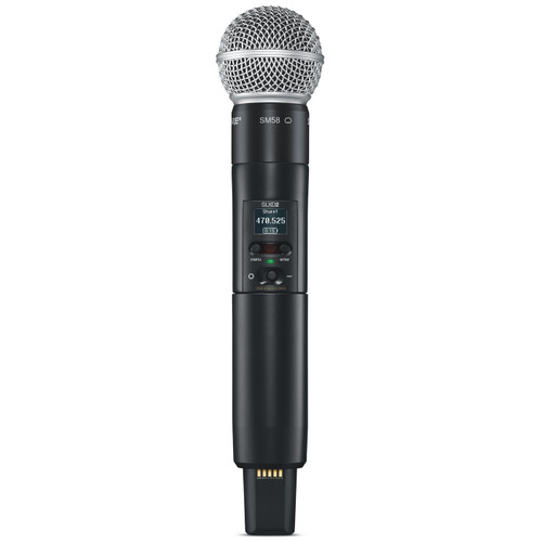 Shure SLXD124/85M Digital Wireless Combo System with SM58 Handheld and WL185M Lavalier Microphone (Discontinued)