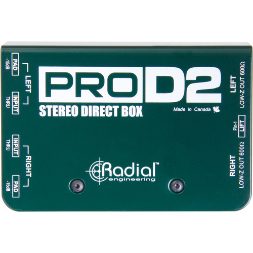 Radial Engineering ProD2 Stereo Passive Direct Box