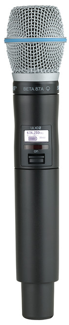 Shure ULXD2/B87A Handheld Wireless Transmitter (Discontinued)