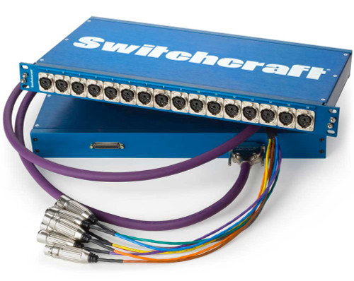 Switchcraft PT16FX2DB25 Rack Mounted I/O Panel