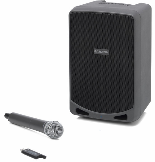 Samson Expedition XP106w Rechargeable Portable PA with Handheld Wireless System and Bluetooth