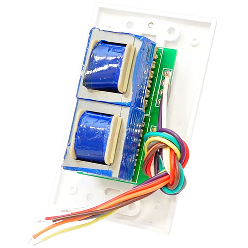Pyle Audio PVCD15 In-Wall Right and Left Speaker Dual Knob Independent Volume Control Plate