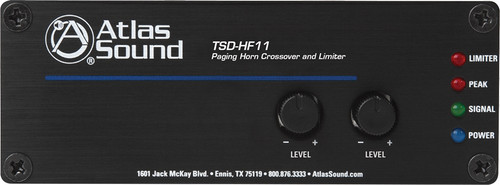 AtlasIED TSD-HF11 Paging Horn Crossover & Limiter