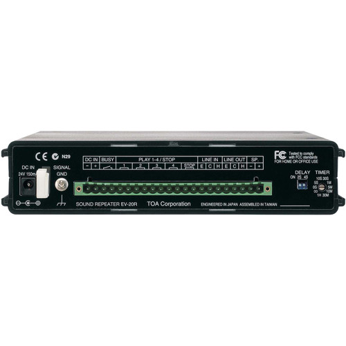 TOA EV-20RPS Digital Message Repeater with USB Input
