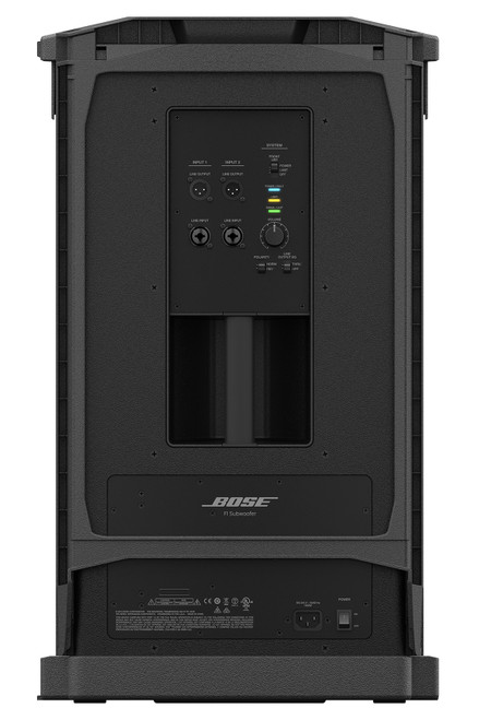 Bose F1 System with Dual Bose Model 812 Flexible Array Loudspeakers and F1 Powered Subwoofers