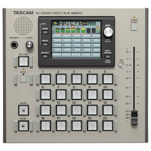 Tascam RC-HS20PD Remote Control for Solid-State Recorders (Discontinued)