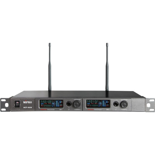 MIPRO ACT-828 UHF Dual Channel Wideband Digital Wireless Receiver