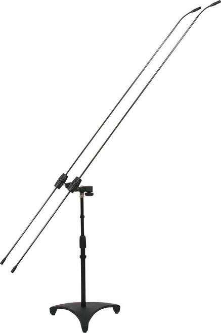 Galaxy Audio CBM-362D Dual Carbon Boom Microphone CBM-3 with Floor Stand