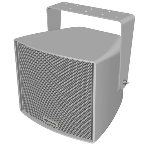 Community R.35-3896 8" 3-Way Horn-Loaded Weather Resistant Loudspeaker - Gray
