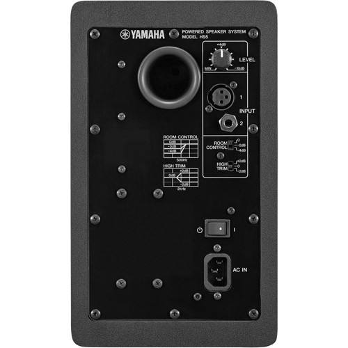 Yamaha HS5 5" 2-Way Bi-Amplified Nearfield Powered Studio Monitor - Black