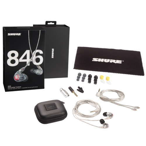 Shure SE846 Professional Sound Isolating Earphones - Clear (Discontinued)