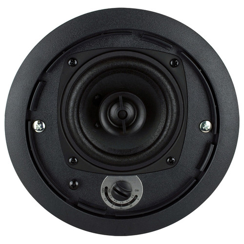 SoundTube CM42-EZs-II 4" In-Ceiling Shallow Backcan Speaker - Black