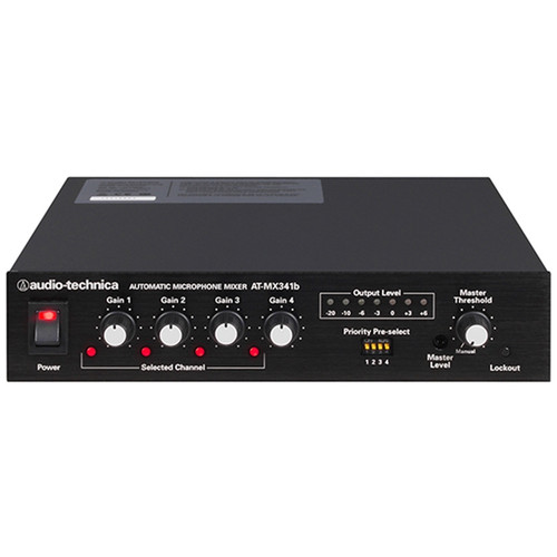 Audio-Technica AT-MX341b SmartMixer 4-Channel Automatic Mixer (Discontinued)