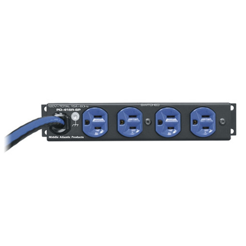 Middle Atlantic PD-415R-SP Rackmount 4 Outlet 15 Amp Series Protection Surge Protector (Discontinued)