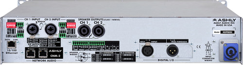 Ashly Audio nXp8002 2-Channel Networkable Multi-Mode Power Amplifier and Protea DSP