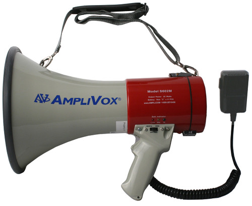 AmpliVox S602MR Mity-Meg Plus 25 Watt Megaphone (Discontinued)
