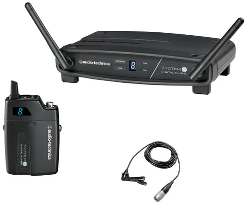 Audio-Technica ATW-1101/L System 10 Digital Wireless Lavalier Microphone System