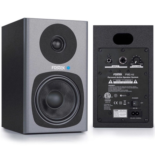 Fostex PM0.4d 4 inch Powered Studio Monitors - Pair (Discontinued)