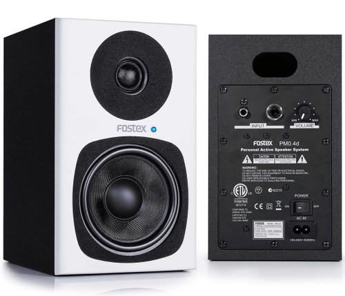 Fostex PM0.4d 4 inch Powered Studio Monitors - Pair (Discontinued)