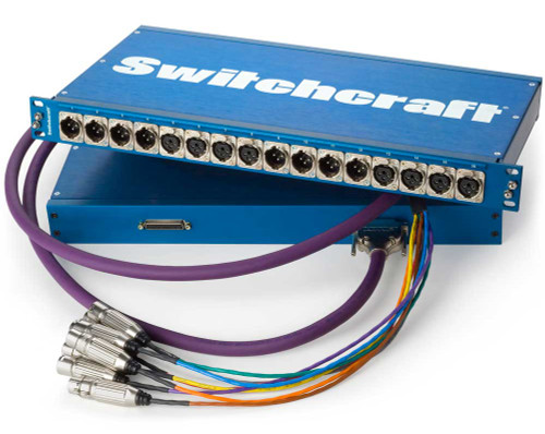 Switchcraft PTAESEBU2DB25 Rack Mount I/O Panel