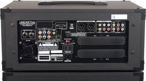 VocoPro CHAMPION-REC BASIC 4-Channel Multi-Format Portable PA System with Digital Recorder
