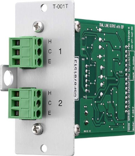 TOA T-001T Dual Line Output Expansion Module with Digital Signal Processor