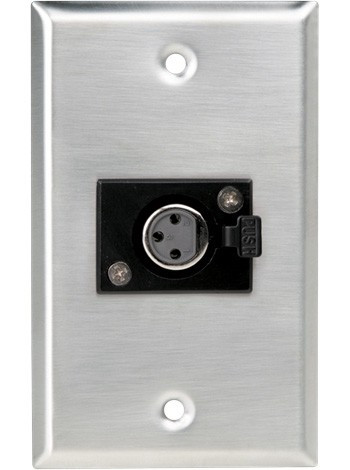 AtlasIED SG-XLR-F1 Female 3 Pin XLR Wall Plate