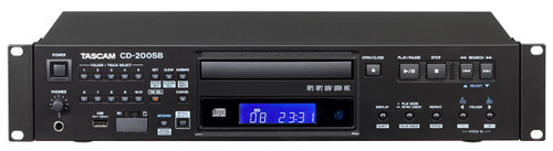 Tascam CD-200SB Rackmount CD Player with SD and USB (Discontinued)