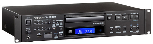 Tascam CD-200SB Rackmount CD Player with SD and USB (Discontinued)