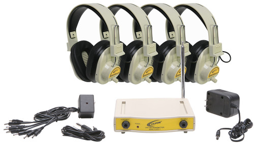 Califone CLS Series 4 Person Wireless Listening System (Discontinued)