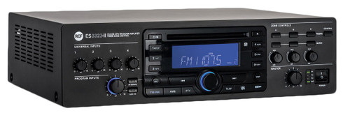 RCF ES 3323 II 3-Zone Mixer Amplifier and CD/USB/Bluetooth MP3 Player (Discontinued)